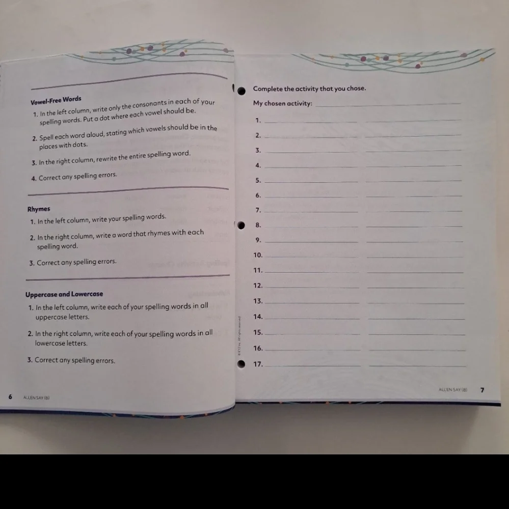 K12 Summit Curriculum English Language Arts Activity Book #3 Home Schooling Used